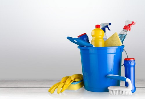 Professional hot water extraction cleaning a living room carpet