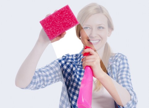 Upholstery cleaning process for a lounge sofa