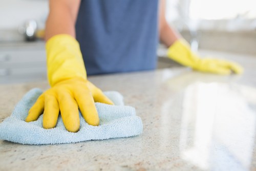 Responsible cleaning services and human rights commitment illustration